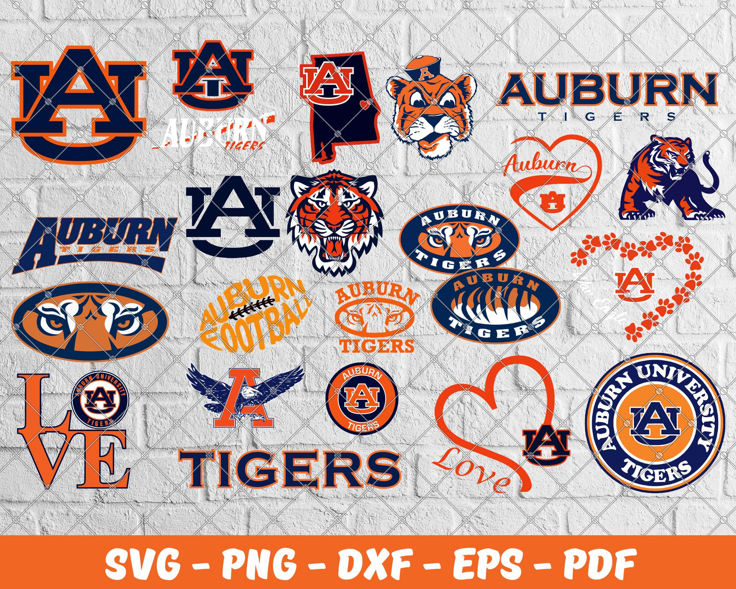 Auburn Tigers  Bundle Svg, Football Svg ,Sport Svg, Sport Bundle Svg 10