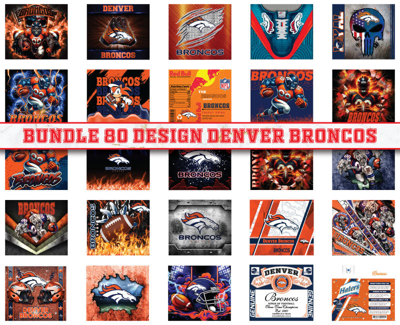 Denver Broncos Tumbler Wrap , Football Tumbler Png ,32 Team Sport png 10