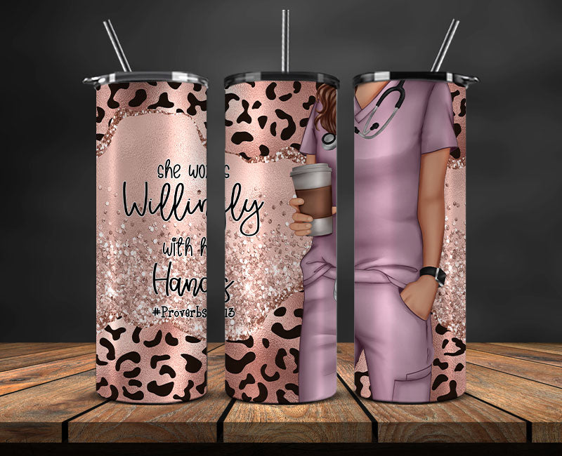 Nurse 20oz Tumbler PNG, Nurse Tumbler Png Nurse Tumbler Wrap,Gift For Nurse 10