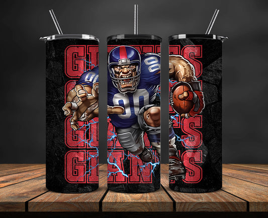 New York Giants Tumbler, NY Giants Logo Tumbler,NFL Season 2025, Design 111
