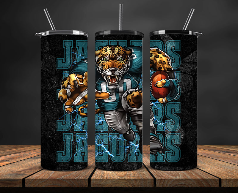 Jacksonville Jaguars Tumbler, Jaguars Logo Tumbler,NFL Season 2025, Design 112