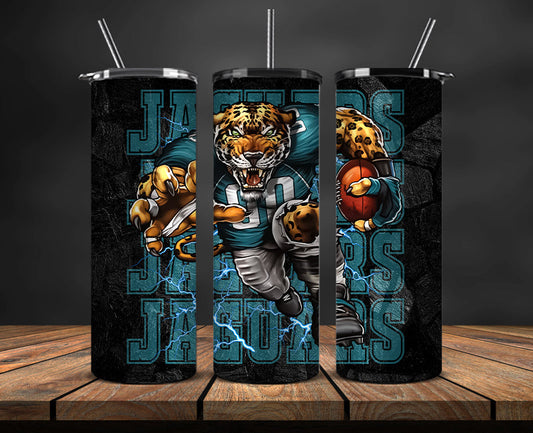 Jacksonville Jaguars Tumbler, Jaguars Logo Tumbler,NFL Season 2023, Design 112