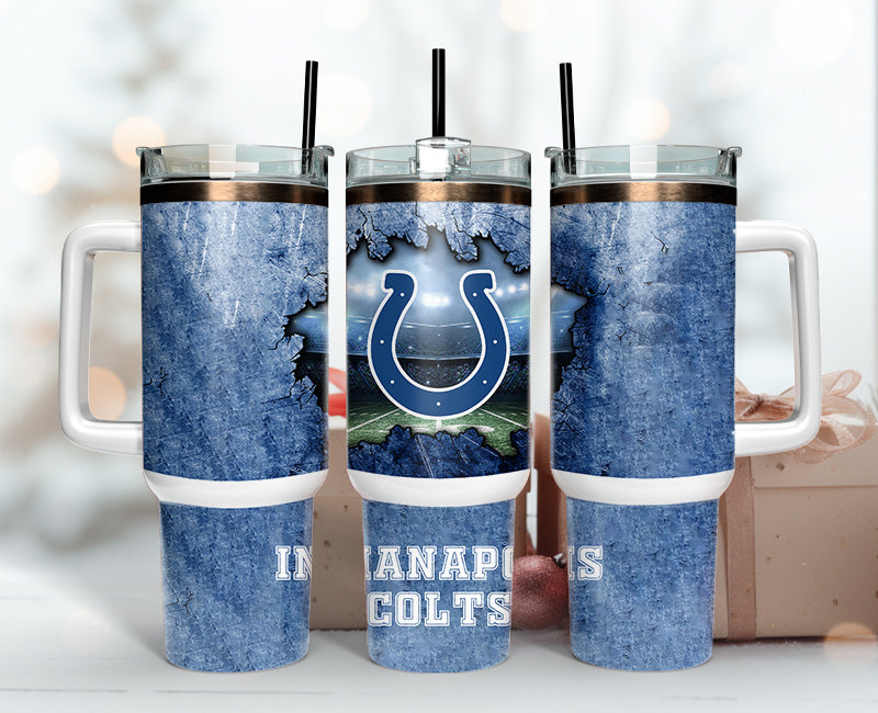 Indianapolis Colts Tumbler 40oz Png,  40oz Tumbler Skinny  113