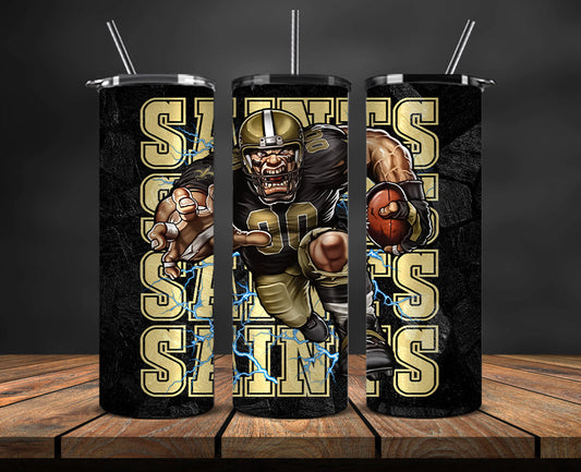 New Orleans Saints Tumbler, Saints Logo Tumbler,NFL Season 2023, Design 119