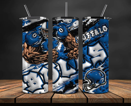 Football Mascot Colleges 3D Tumbler Skinny , Football Tumbler Png ,Nfl Tumbler Wrap 11