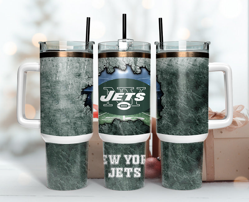 New York Jets Tumbler 40oz Png,  40oz Tumbler Skinny  124