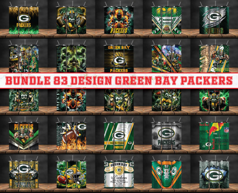 Green Bay Packers Tumbler Wrap , Football Tumbler Png ,32 Team Sport png 12