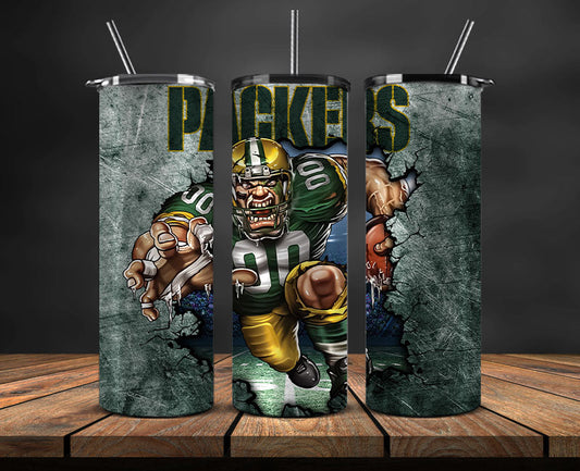 Packers Football Png , Football Tumbler Wrap 12