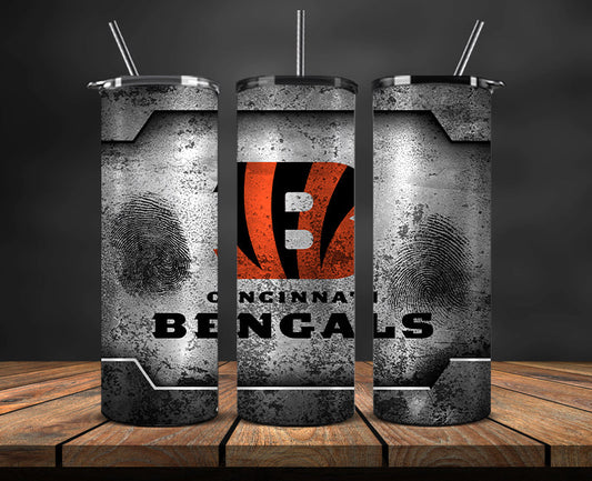 Cincinnati Bengals Tumbler, Bengals Logo Tumbler,NFL Season 2023, Design 130