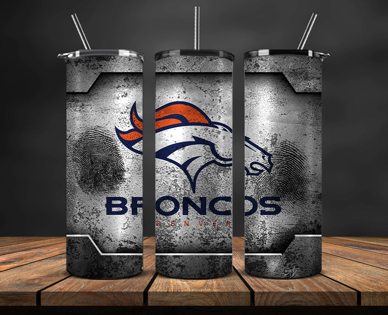 Denver Broncos Tumbler, Broncos  Logo Tumbler,NFL Season 2025, Design 132
