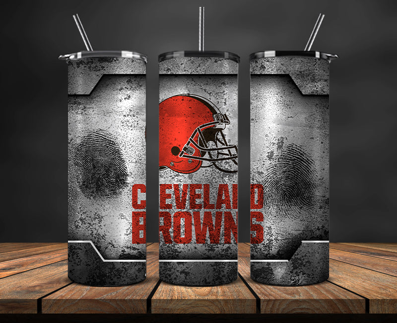 Cleveland Browns Tumbler, Browns Logo Tumbler,NFL Season 2025, Design 133