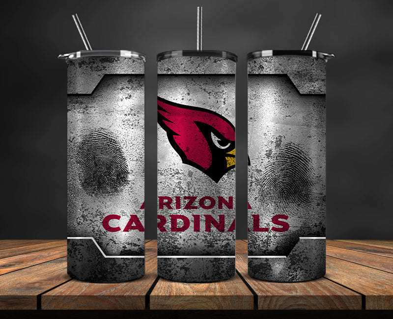 Arizona Cardinals Tumbler, Cardinals Logo Tumbler,NFL Season 2025, Design 135