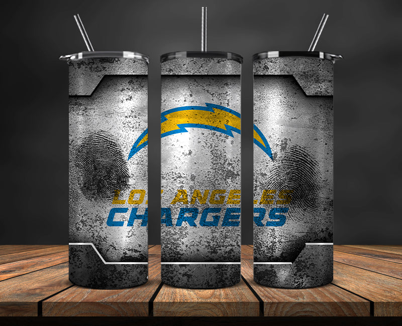 Los Angeles Chargers Tumbler, Chargers Logo Tumbler,NFL Season 2025, Design 136