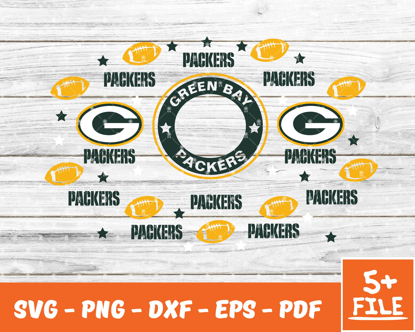 Green bay packersFull Wrap Template Svg, Cup Wrap Coffee 13