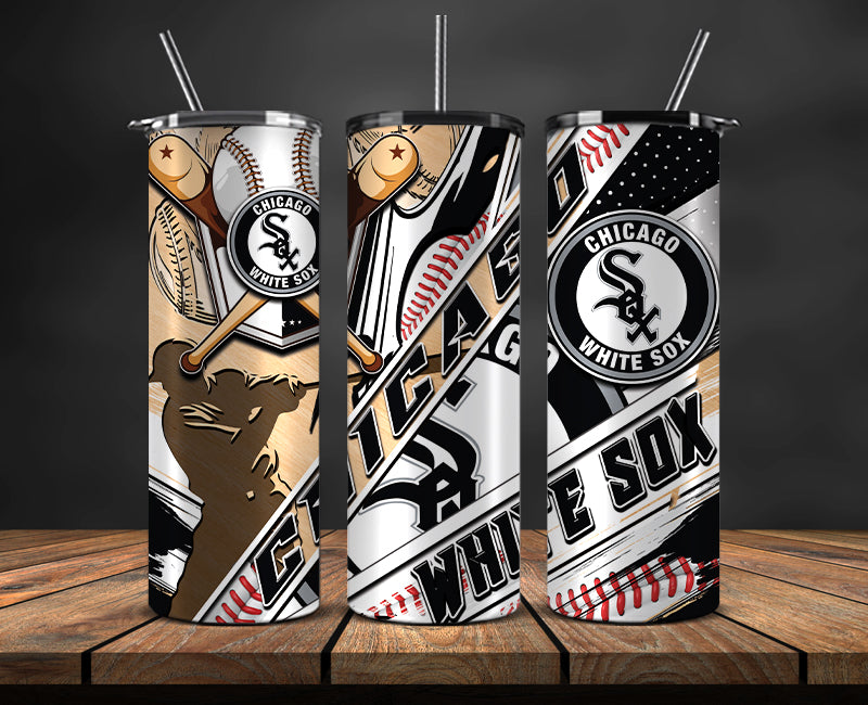 Chicago White Sox Tumbler Wrap, Mlb Tumbler  Mlb Logo Tumbler Png 13