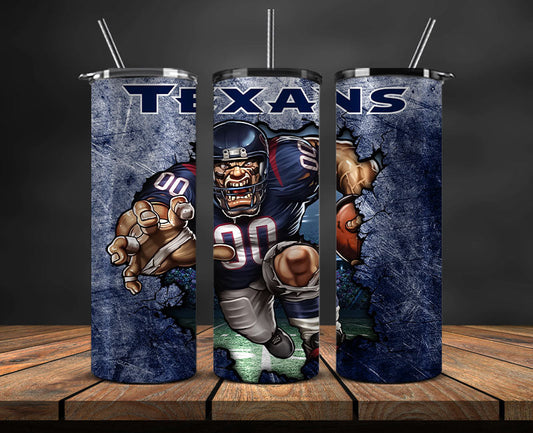 Texans Football Png , Football Tumbler Wrap 13