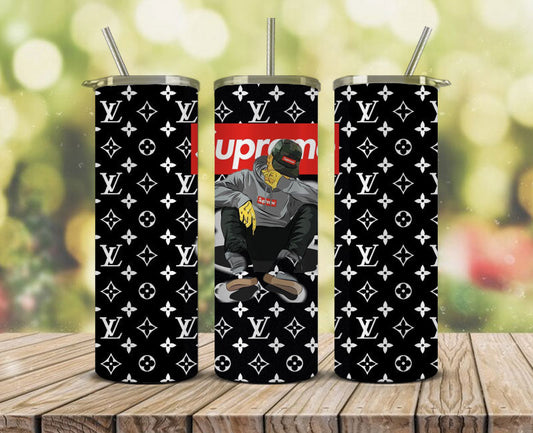 Tumbler 20oz Skinny Png ,Tumbler Wrap Bundle Png,Skinny Tumbler 20oz ,Logo Tumbler Png, Fashion Brand Logo, Tumbler Wrap 142 Tumblerpng