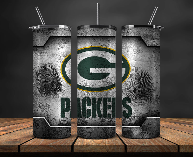 Green Bay Packers Tumbler, Packers Logo Tumbler,NFL Season 2025, Design 147