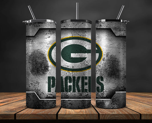 Green Bay Packers Tumbler, Packers Logo Tumbler,NFL Season 2025, Design 147