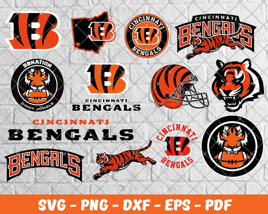 Cincinnati Bengals Bundle Svg, Football Svg ,Sport Svg, Sport Bundle Svg 14