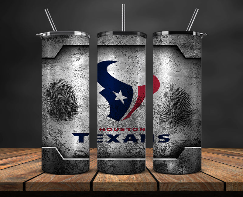 Houston Texans Tumbler, Texans Logo Tumbler,NFL Season 2025, Design 156