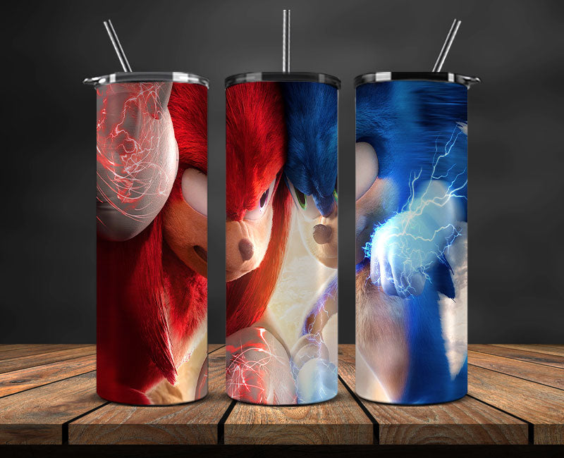 Sonic Tumbler 20oz Png, The Hedgehog Tumbler Wrap, Tumbler Wrap ,Sonic Tumbler Wrap 15