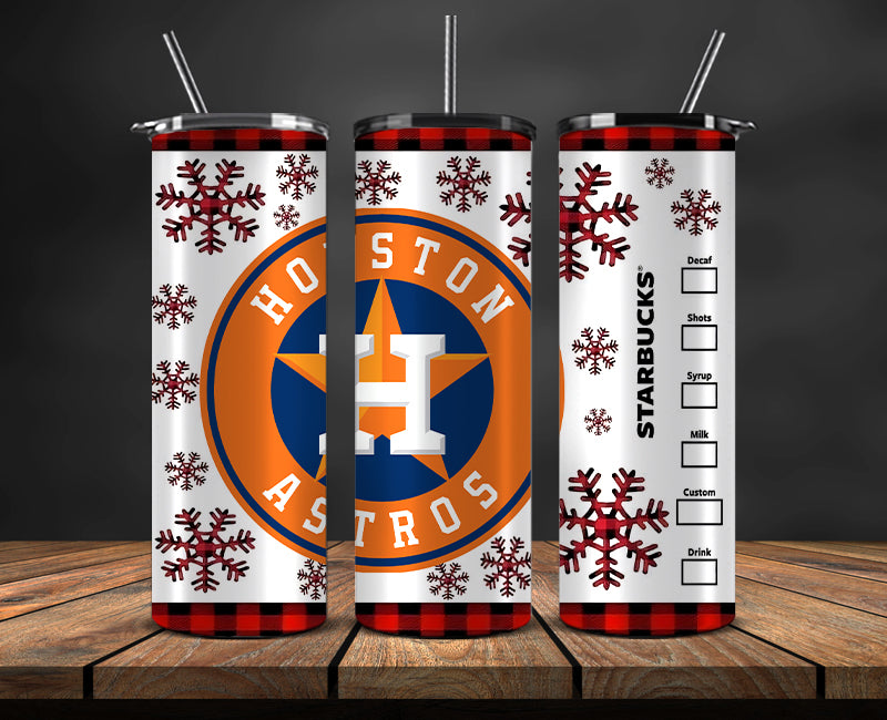 Houston Astros Png,Christmas MLB Tumbler Png , MLB Christmas Tumbler Wrap 15