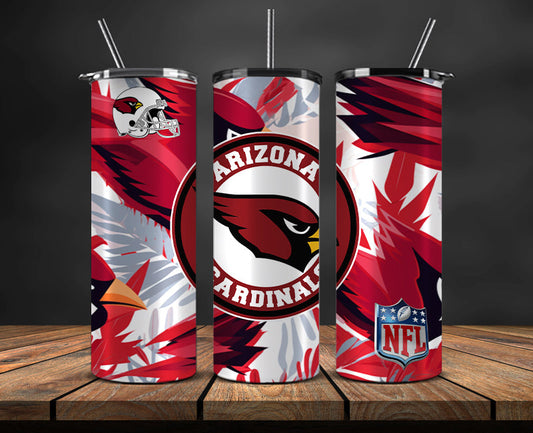 Arizona Cardinals Tumbler, Cardinals Logo Tumbler,NFL Season 2023, Design 161