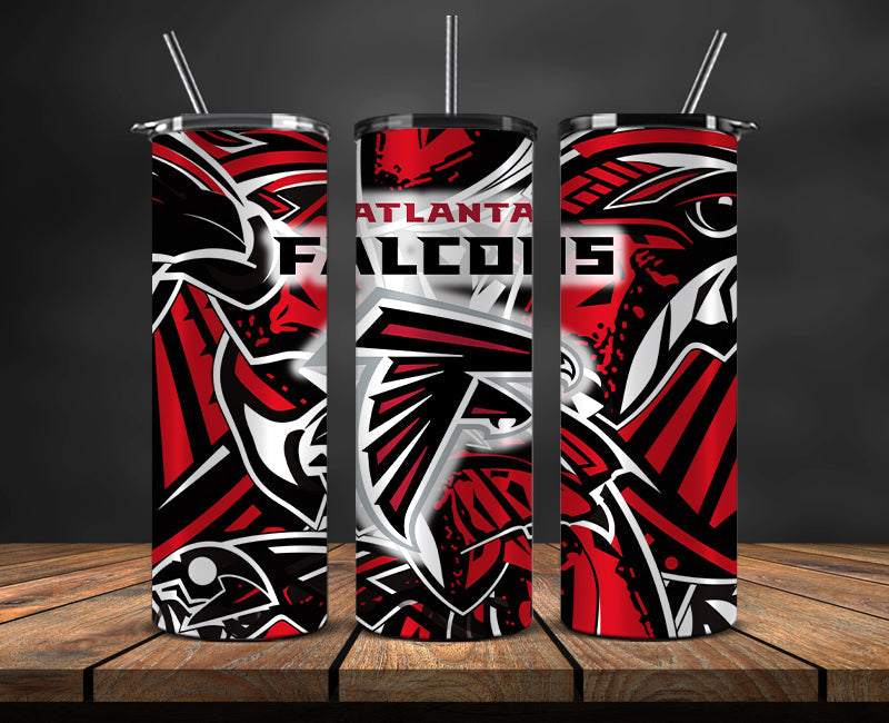 Atlanta Falcons Tumbler, Falcons Logo Tumbler,NFL Season 2025, Design 163
