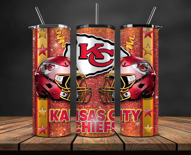 Kansas City Chiefs Tumbler, Chiefs Logo,NFL Season Design 16