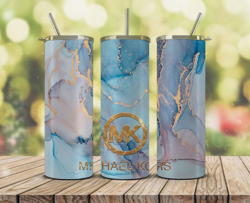 Tumbler 20oz Skinny Png ,Tumbler Wrap Bundle Png,Skinny Tumbler 20oz ,Logo Tumbler Png, Fashion Brand Logo, MK Tumbler Wrap 17