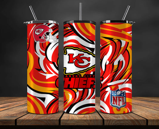 Kansas City Chiefs Tumbler, Chiefs  Logo Tumbler,NFL Season 2025, Design 178