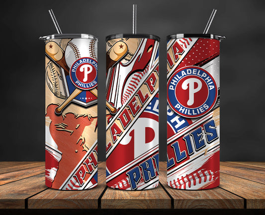 Philadelphia Phillies Tumbler Wrap, Mlb Tumbler  Mlb Logo Tumbler Png 17