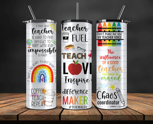 Teacher Tumbler ,Teacher Tumbler PNG, Teacher Tumbler Design Sublimation ,Teacher Tumbler Wrap 17