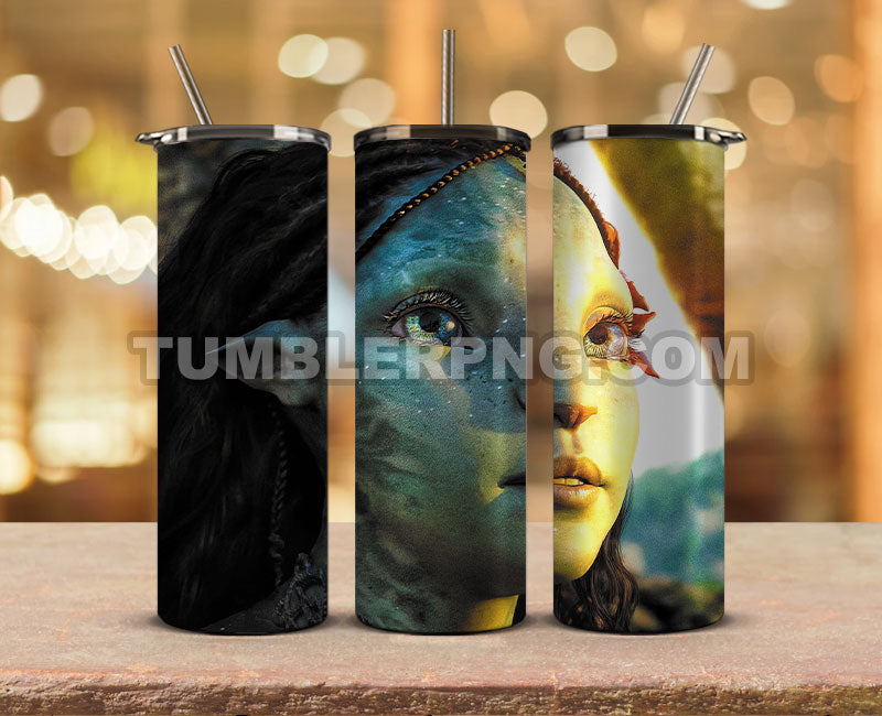 Avatar Tumbler Wrap,Avatar 20oz Tumbler Movies, Skinny Tumbler 20oz, Avatar 2 Png,The Way of Water Png, Trending Tumbler Wrap 17