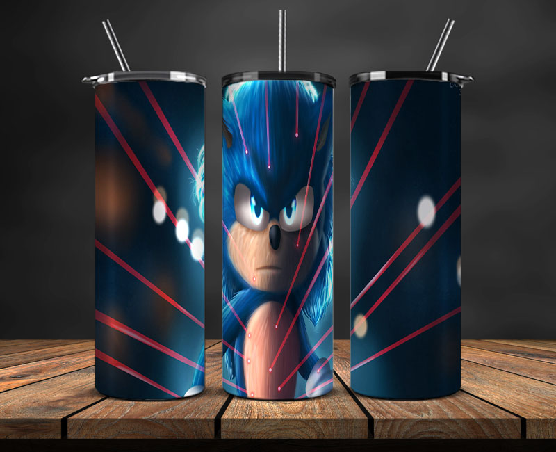 Sonic Tumbler 20oz Png, The Hedgehog Tumbler Wrap, Tumbler Wrap ,Sonic Tumbler Wrap 17