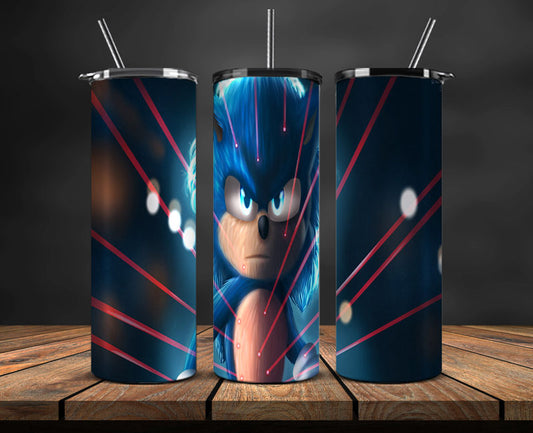 Sonic Tumbler 20oz Png, The Hedgehog Tumbler Wrap, Tumbler Wrap ,Sonic Tumbler Wrap 17