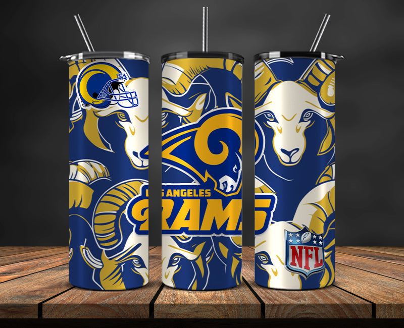 Los Angeles Rams Tumbler, Rams Logo Tumbler,NFL Season 2023, Design 181