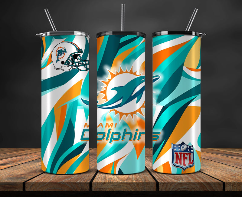 Miami Dolphins Tumbler, Dolphins Logo Tumbler,NFL Season 2023, Design 182