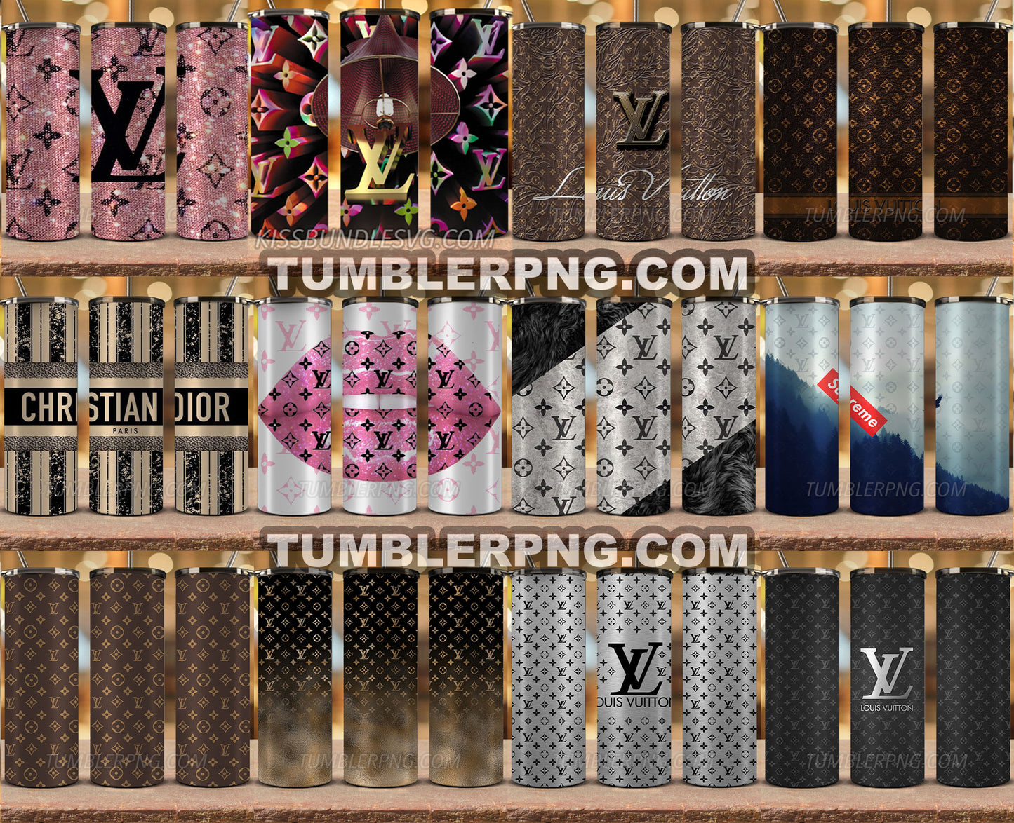 400+ Tumbler Wraps 20 oz, Fashion Luxury Logo Tumbler Wrap Png Bundle, Logo Brand Tumbler ,  20oz Skinny , Tumbler Wrap Bundle Designs 14