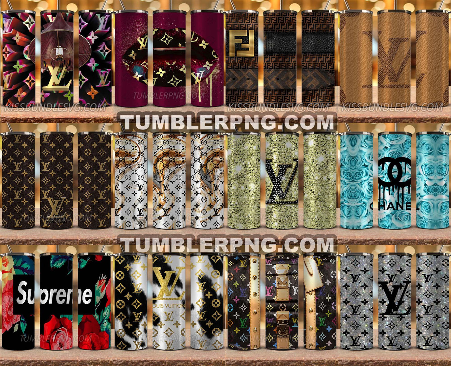 400+ Tumbler Wraps 20 oz, Fashion Luxury Logo Tumbler Wrap Png Bundle, Logo Brand Tumbler ,  20oz Skinny , Tumbler Wrap Bundle Designs 14