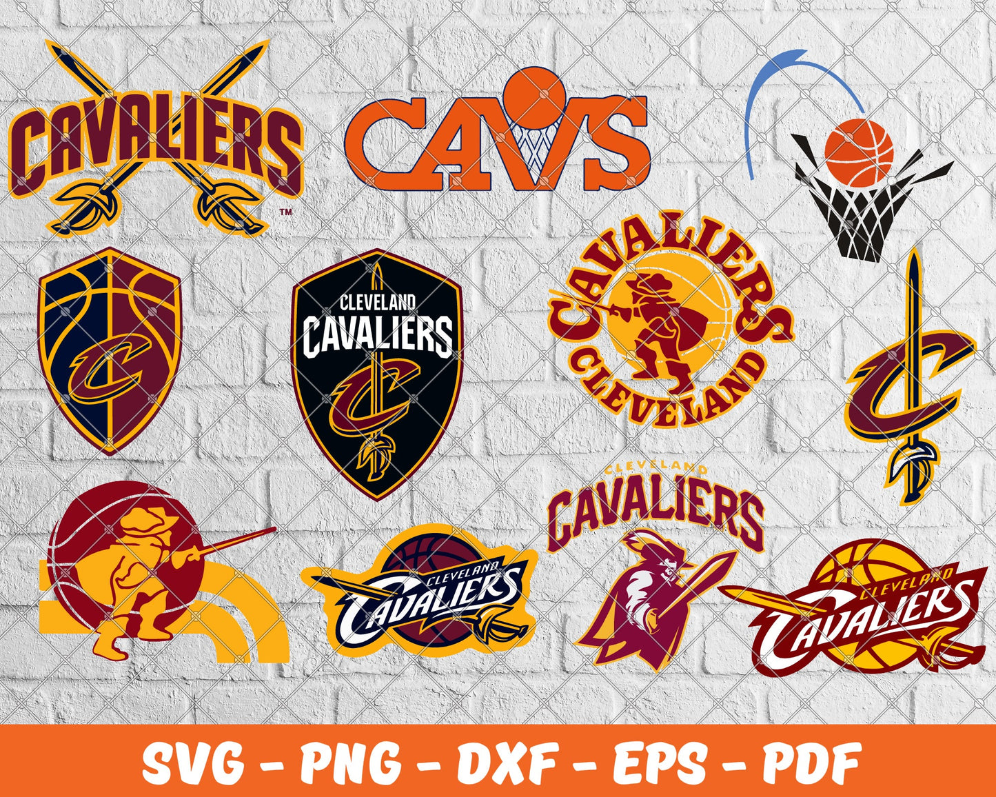 Cleveland Cavaliers Bundle Svg, Football Svg ,Sport Svg, Sport Bundle Svg 18