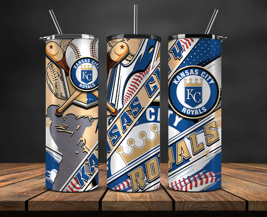 Kansas City Royals Tumbler Wrap, Mlb Tumbler  Mlb Logo Tumbler Png  18