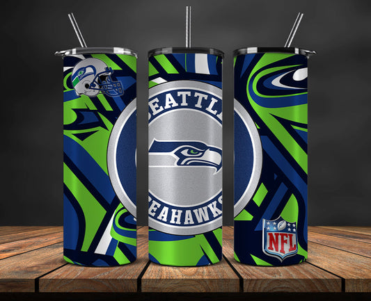 Seattle Seahawks Tumbler, Seahawks Logo Tumbler,NFL Season 2023, Design 194