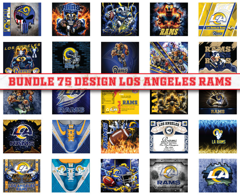 Los Angeles Rams Tumbler Wrap , Football Tumbler Png ,32 Team Sport png 19