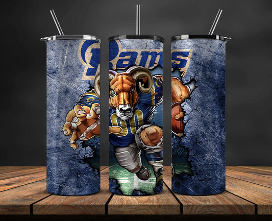 Rams Football Png , Football Tumbler Wrap 19