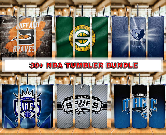 Bundle NBA Logo Tumbler Wrap, Bundle Sport Tumbler 01