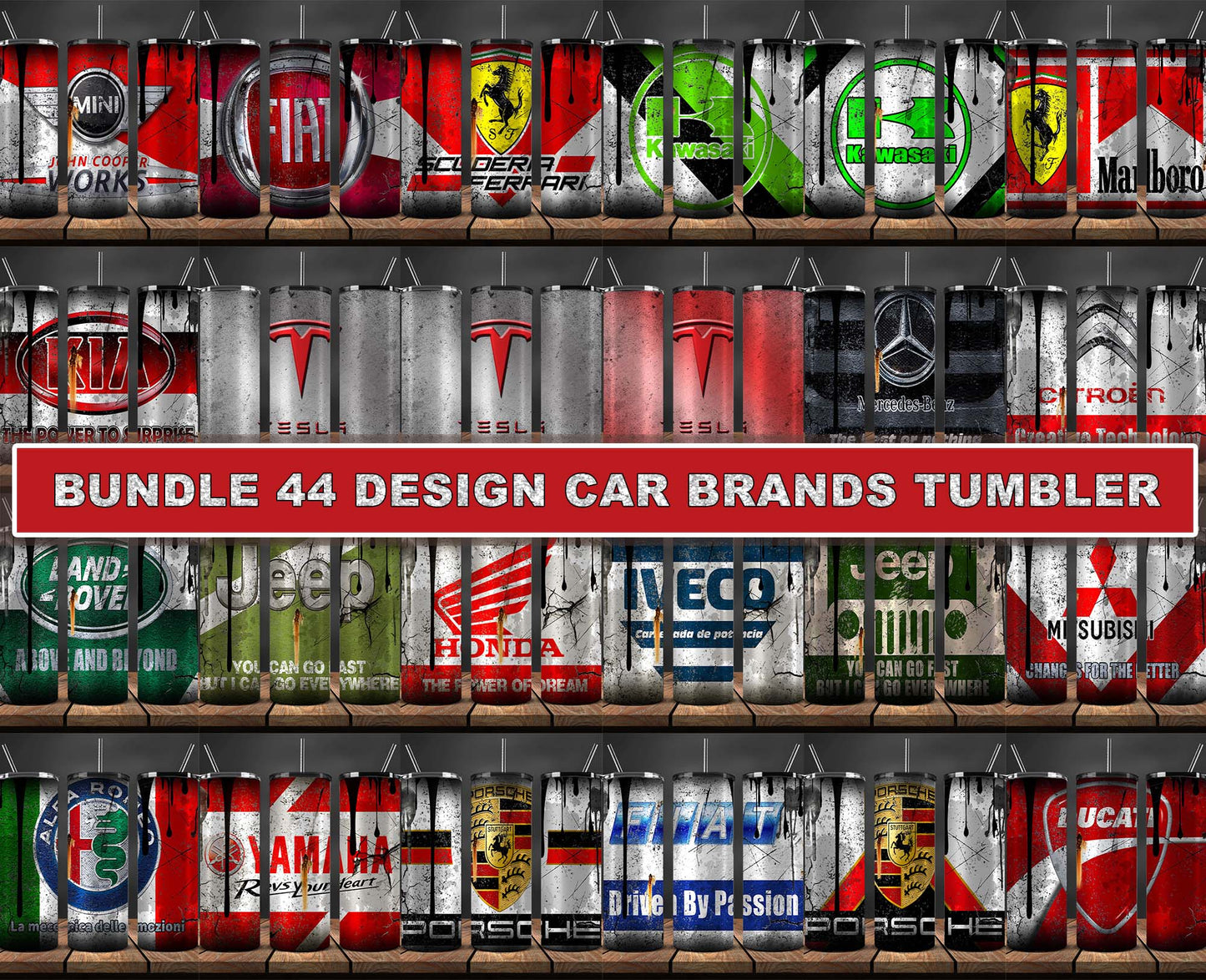 44 Designs of Car brands and Moto Designs ,Car Logo Tumbler Png,Tumbler Wrap,Tumble Png,Oli Car Tumbler 24