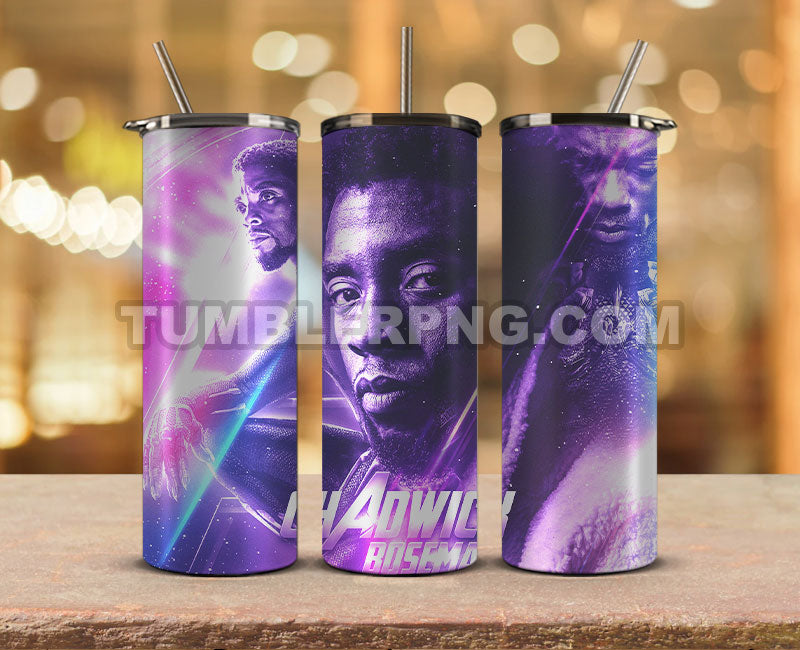 Wakanda Forever Black Panther Skinny Tumbler 20oz Sublimation DesignS for Straight Tumbler Design,Black Panther Tumbler Desing,Wakanda Forever wrap png, Marvel Heroes Tumbler Skinny 19