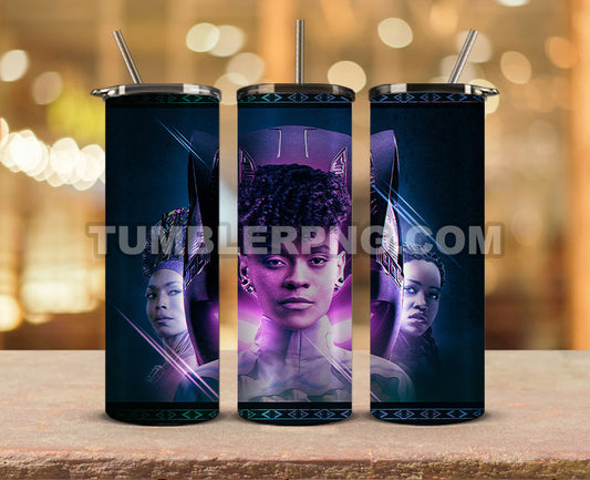 Wakanda Forever Black Panther Skinny Tumbler 20oz Sublimation DesignS for Straight Tumbler Design,Black Panther Tumbler Desing,Wakanda Forever wrap png, Marvel Heroes Tumbler Skinny 24